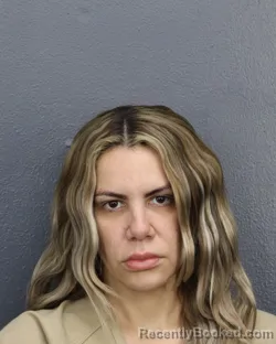 Mugshot of Rebecca Roja booked in Broward County, Florida on October 10, 2026