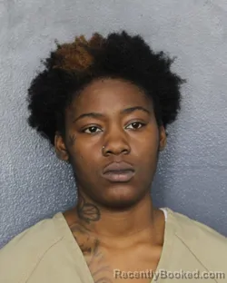 Mugshot of Sha Diamond Za Carriah Goodwin booked in Broward County, Florida on October 21, 2026