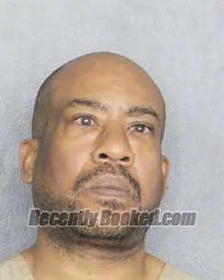 Booking photo from Broward County, Florida