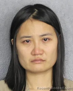 Mugshot of NAN ZHANG booked in Broward County, Florida on May 17, 2026