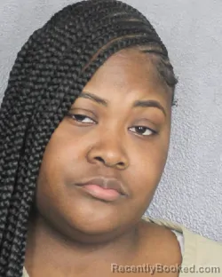 Mugshot of TIARA DSHON GLENN booked in Broward County, Florida on April 25, 2026