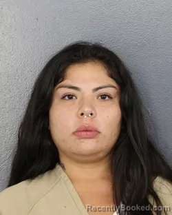 Mugshot of ZOEY SHAEREE PUENTE booked in Broward County, Florida on June 27, 2026