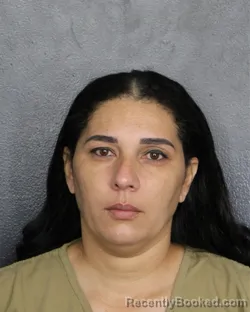 Mugshot of Dayanni Cruz Quintero booked in Broward County, Florida on October 8, 2026