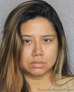Mugshot of JESSICA IVETTE GUDIEL booked in Broward County, Florida on May 20, 2026