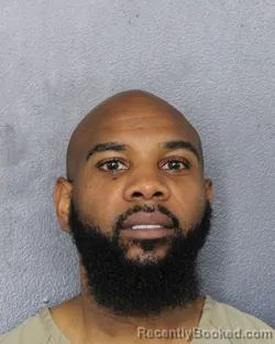 Mugshot of Rashad Carlos Beals booked in Broward County, Florida on August 19, 2026