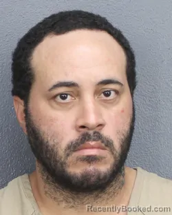 Mugshot of RAYMOND DELAMION CRESPO booked in Broward County, Florida on May 11, 2026