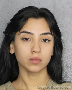 Mugshot of ALESSANDRA LAURENT PEREZ booked in Broward County, Florida on March 19, 2026