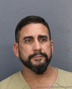 Mugshot of Aurelio Camacho booked in Broward County, Florida on October 9, 2026