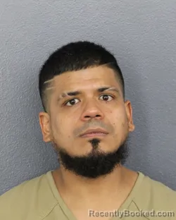Mugshot of Francisco Xavier Guevara Merino booked in Broward County, Florida on October 10, 2026