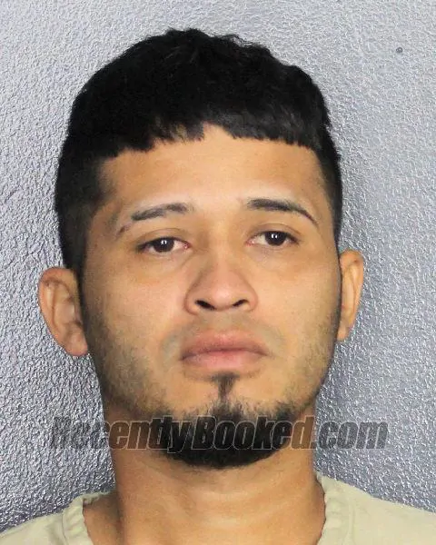 Booking photo from Broward County, Florida