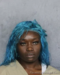 Mugshot of Janet Sanders booked in Broward County, Florida on August 7, 2026