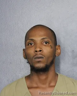 Mugshot of Shomari Anthoniel Blidgen booked in Broward County, Florida on August 21, 2026