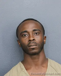 Mugshot of Darius Amartei Parrish booked in Broward County, Florida on August 24, 2026