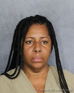 Mugshot of Lucianna Asabea Martinson booked in Broward County, Florida on October 1, 2026