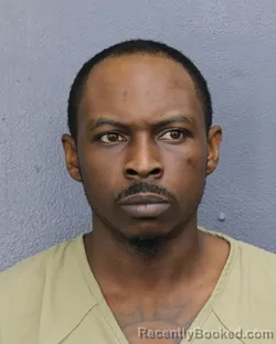 Mugshot of Mikhail Lamar Pierre booked in Broward County, Florida on October 7, 2026
