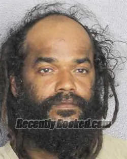 Booking photo from Broward County, Florida