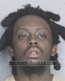 Booking photo from Broward County, Florida