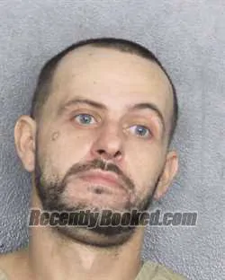 Booking photo from Broward County, Florida