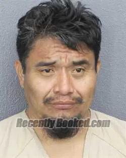 Booking photo from Broward County, Florida