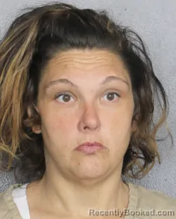 Mugshot of BREANNA SANFORD booked in Broward County, Florida on March 8, 2026