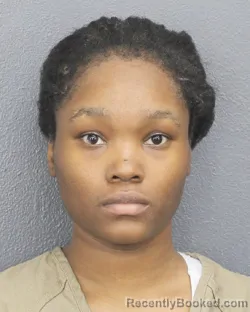 Mugshot of DANAESHA LANIQUE JACKSON booked in Broward County, Florida on March 10, 2026