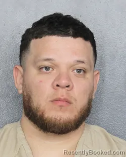Mugshot of NICOLAS FLORES booked in Broward County, Florida on March 20, 2026