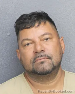 Mugshot of CARLOS HERNAN MENA booked in Broward County, Florida on April 24, 2026