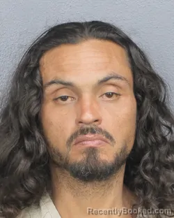 Mugshot of DAVID OMAR SARRAULTE booked in Broward County, Florida on May 3, 2026