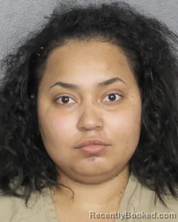 Mugshot of CASSANDRA SOPHIA INOA booked in Broward County, Florida on May 3, 2026