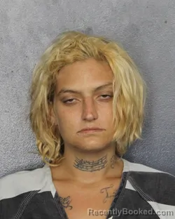 Mugshot of MIA DANIELLE ETZLE booked in Broward County, Florida on June 23, 2026