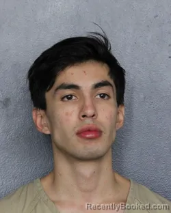 Mugshot of DAVID ANDRES BARBOSA booked in Broward County, Florida on June 27, 2026