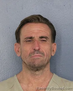 Mugshot of BRIAN ROGER WATKINS booked in Broward County, Florida on July 8, 2026