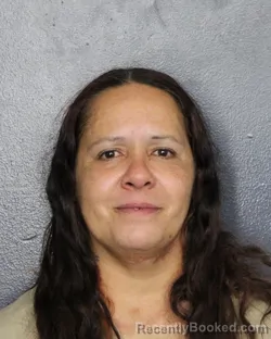 Mugshot of Anita Serrano Lopez booked in Broward County, Florida on July 13, 2026