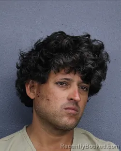 Mugshot of Christian Alexander Sierra booked in Broward County, Florida on July 17, 2026
