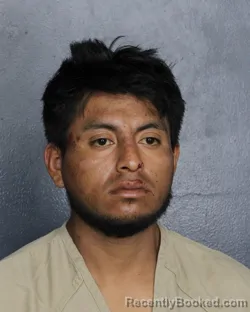 Mugshot of Bryan Gomez Sanchez booked in Broward County, Florida on July 26, 2026
