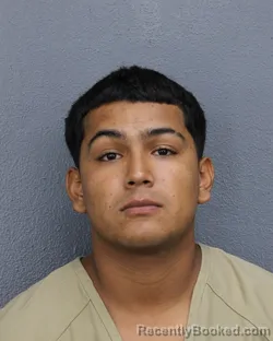 Mugshot of Julius Caesar Alvarado booked in Broward County, Florida on August 1, 2026