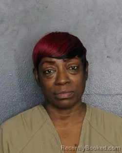 Mugshot of Lakiecia Denise Rhone booked in Broward County, Florida on August 2, 2026