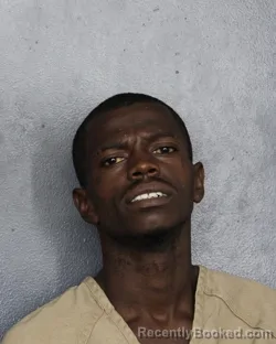 Mugshot of Malik Devon Allen booked in Broward County, Florida on August 4, 2026