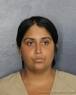 Mugshot of Lisanyela Martinez booked in Broward County, Florida on August 4, 2026