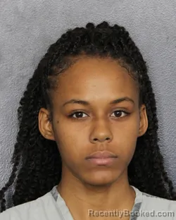 Mugshot of Delicia Destinee Arthurton booked in Broward County, Florida on August 19, 2026