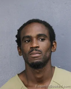 Mugshot of Brandon Jarode Walker booked in Broward County, Florida on August 23, 2026