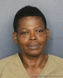 Mugshot of Felicia Johnson booked in Broward County, Florida on August 23, 2026