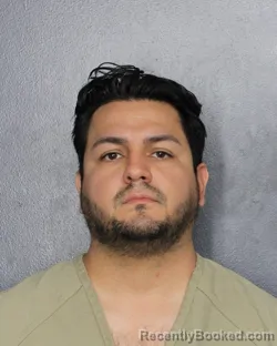 Mugshot of Victor Hugo Reyes Chiri booked in Broward County, Florida on September 26, 2026