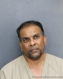 Mugshot of Urie Ramganase booked in Broward County, Florida on September 28, 2026