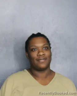Mugshot of Key Ariel De Andra Mone Hankerson booked in Broward County, Florida on September 28, 2026