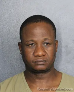 Mugshot of Jerome Junior Valbrun booked in Broward County, Florida on October 3, 2026