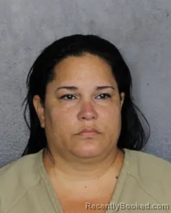Mugshot of Yesenia Tejera Martinez booked in Broward County, Florida on October 3, 2026