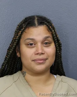 Mugshot of Jeimis Alicia Fuentes booked in Broward County, Florida on October 3, 2026
