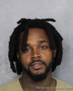 Mugshot of Zhante Mitchell Brown booked in Broward County, Florida on October 3, 2026
