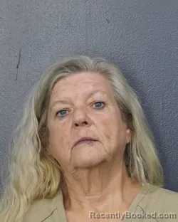 Mugshot of Kelly Diane Wilkinson booked in Broward County, Florida on October 6, 2026